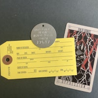 Lexihaunted loves her toys. She lets the good times roll playing with these morgue tags. Like, “tag,” you’re dead!
